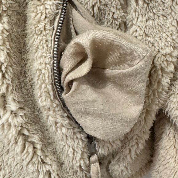 Free people so cozy slouchy teddy sherpa jacket coat - Picture 12 of 14